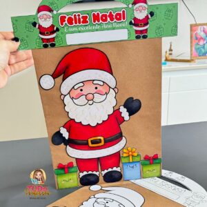 Kit Sacolinhas de Atividades e Avaliações de Natal