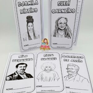 Kit de Livretos - Grandes Nomes, Grandes Histórias: Biografias e Atividades de Personalidades Negras