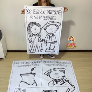 Painel Pintura Coletiva Gaúcho