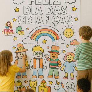 Painel Dia das Crianças Roblox