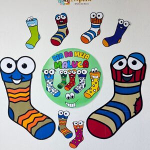 Dia da Meia Maluca - Um Jeito Divertido de falar sobre Diversidade na Infância