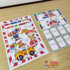 Quebra-Cabeça Tabuada Circo