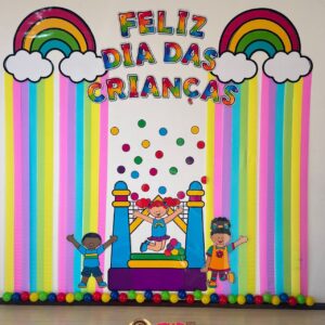 Painel Dia das Crianças Arco-íris