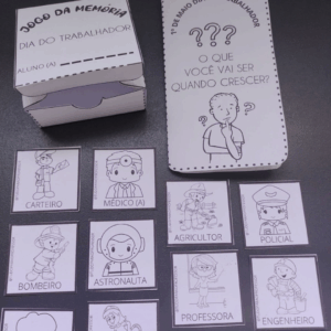 Jogo da Memória dia do Trabalho