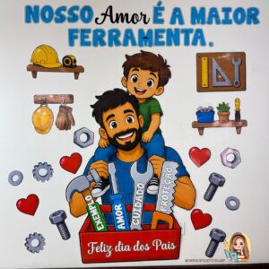 Painel Dia dos Pais Ferramentas